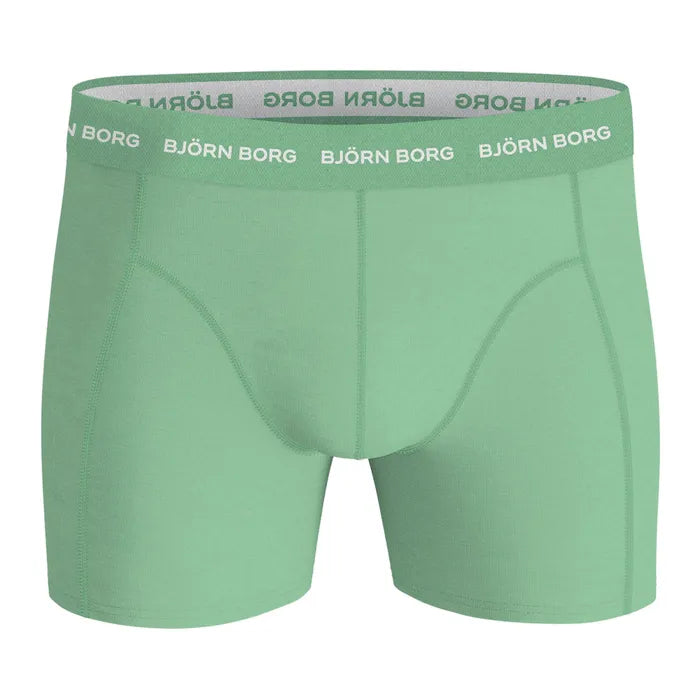 Björn Borg 3 Pack Cotton Stretch Boxers - Green/Blue/Navy