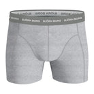 Björn Borg 3 Pack Cotton Stretch Boxers - Blue Print, Grey