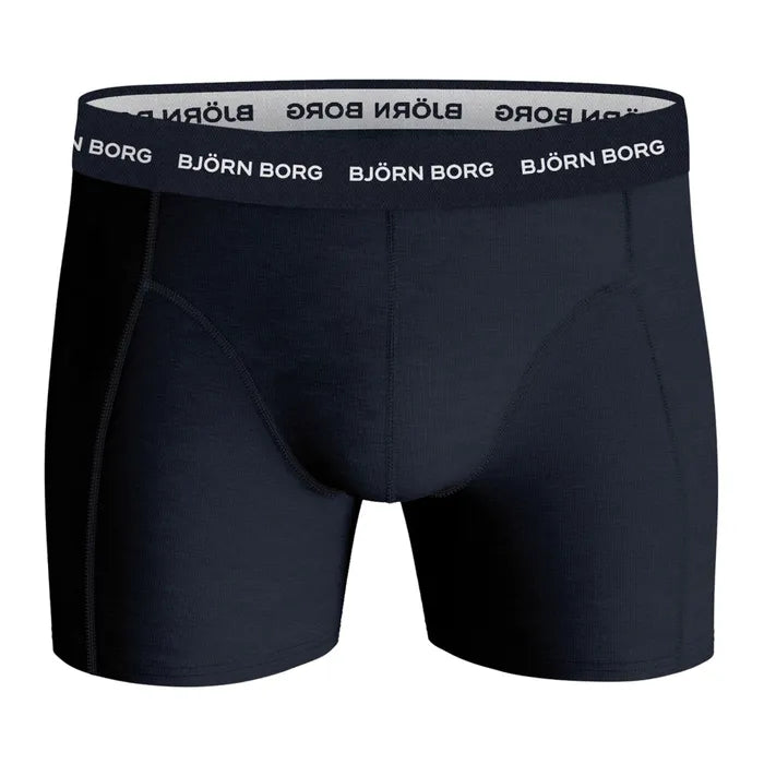 Björn Borg 3 Pack Cotton Stretch Boxers - Green/Blue/Navy