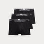 Polo Ralph Lauren Classic Boxer Trunks 3-Pack ( All Black )