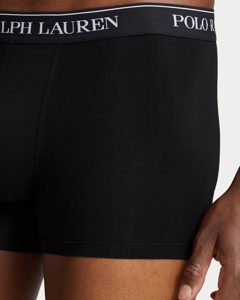 Polo Ralph Lauren Classic Boxer Trunks 3-Pack ( All Black )