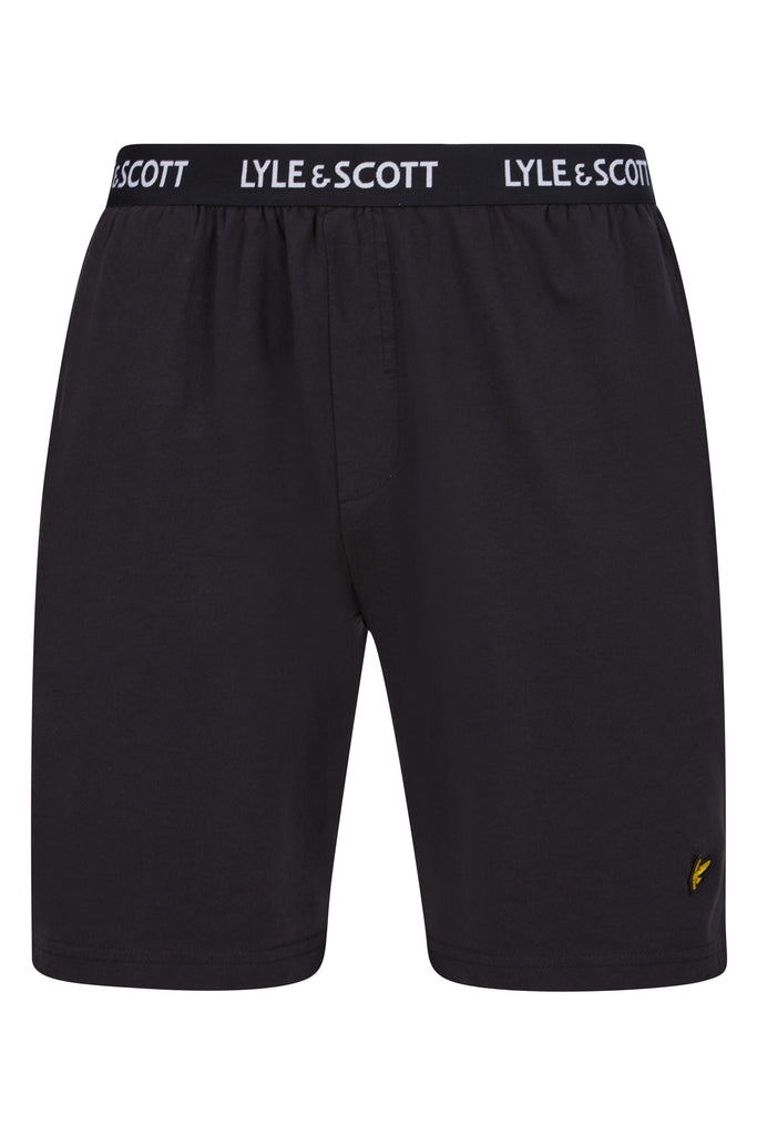 Lyle & Scott Charlie Shorts Lounge Set - Black