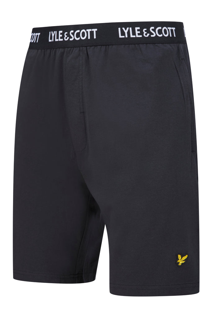 Lyle & Scott Charlie Shorts Lounge Set - Black