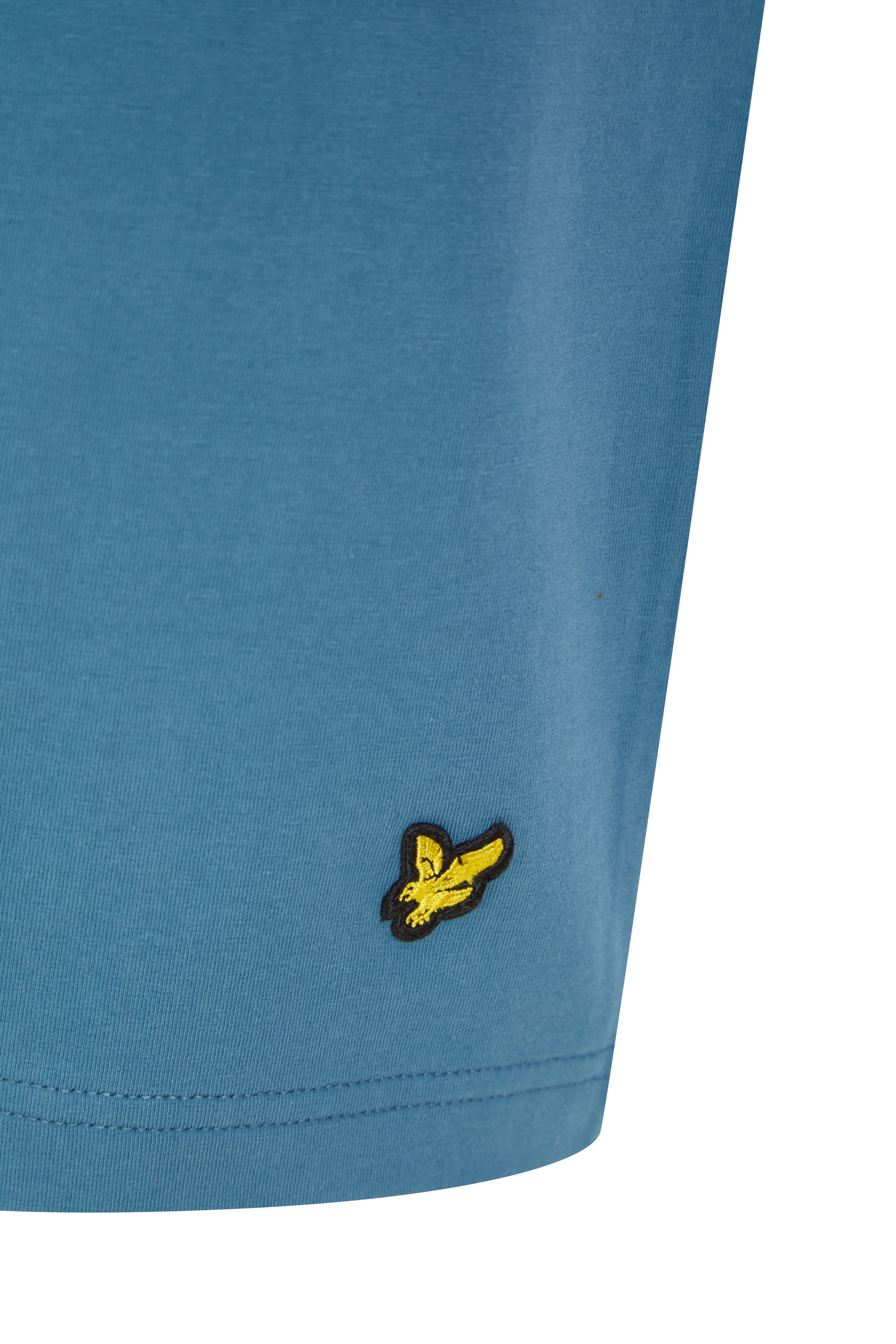 Lyle & Scott Charlie Shorts Lounge Set - Grey Marl / Real Teal