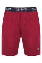 Lyle & Scott Charlie Shorts Lounge Set - Bright White / Earth Red