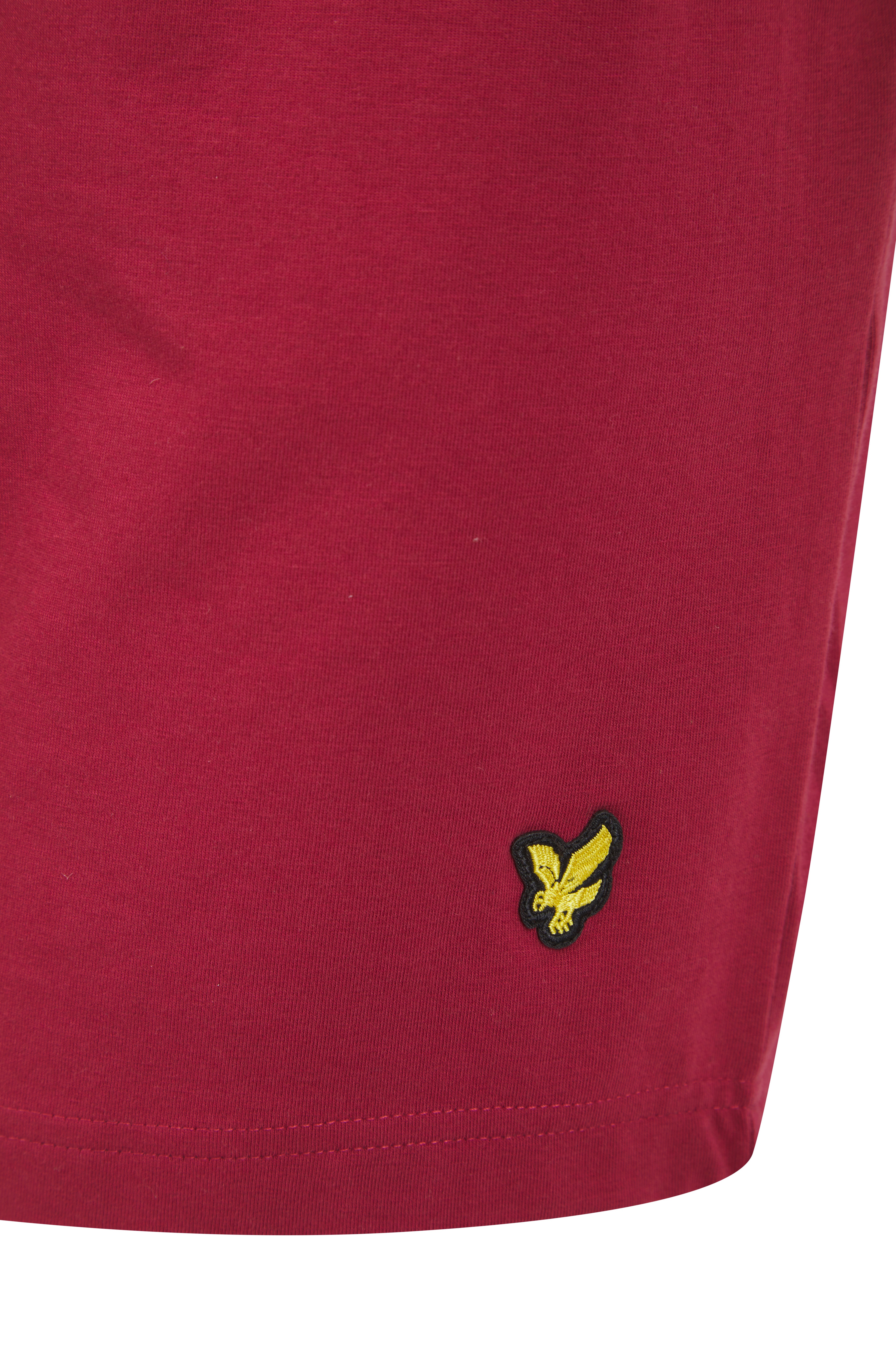 Lyle & Scott Charlie Shorts Lounge Set - Bright White / Earth Red