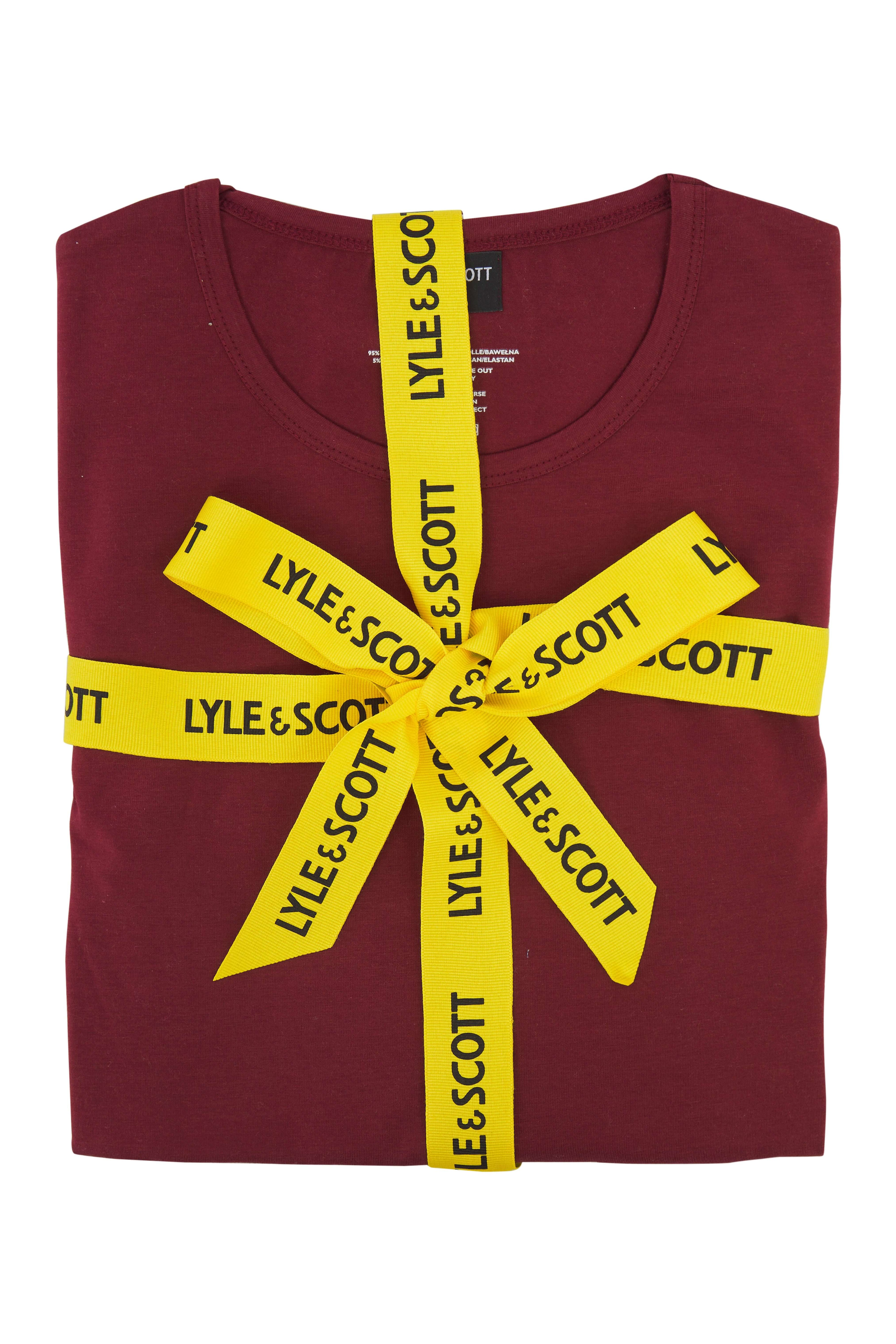 Lyle & Scott Charlie Shorts Lounge Set - Ruby Wine / Black