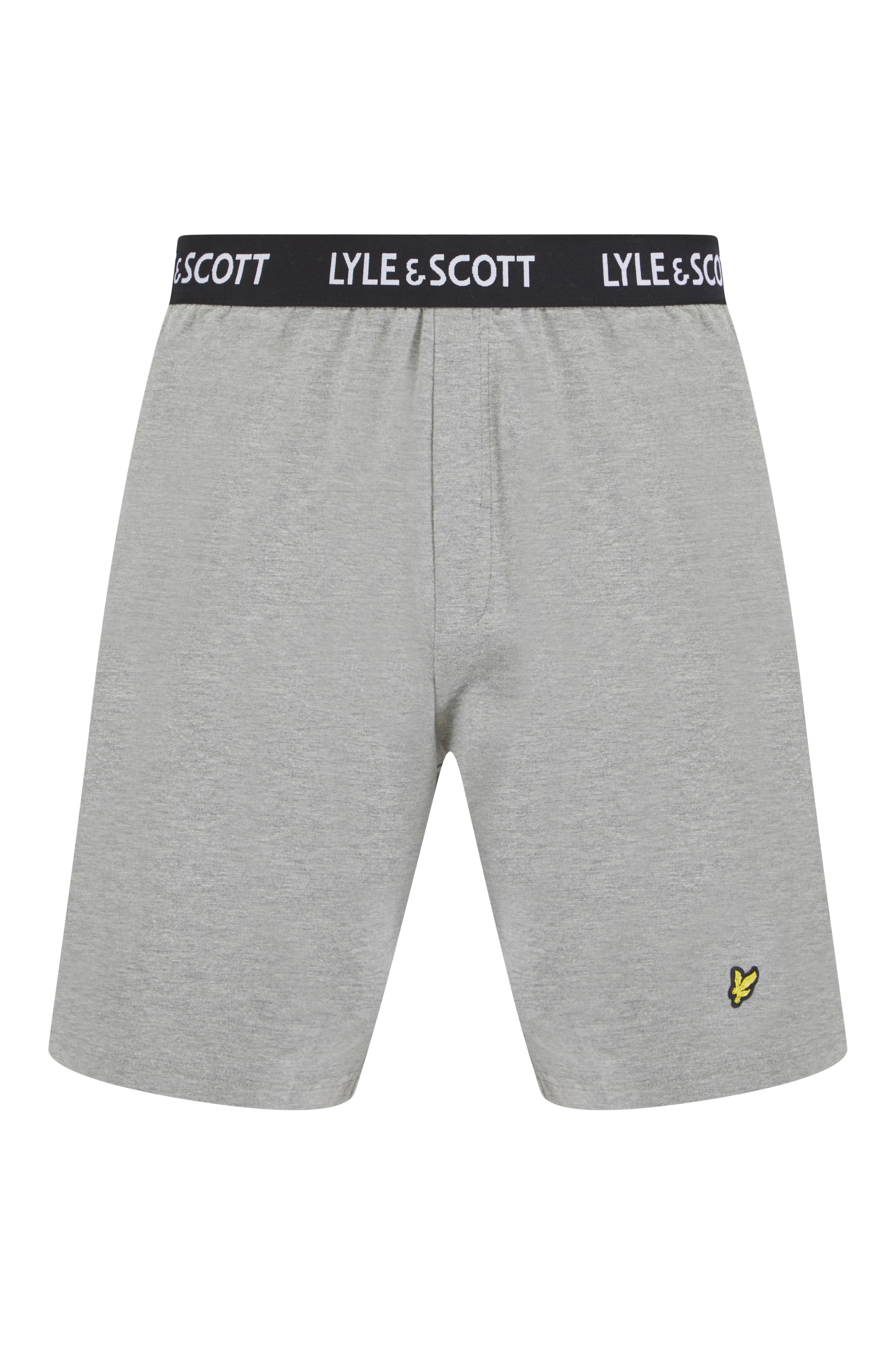 Lyle & Scott Charlie Shorts Lounge Set - Climbing IVY / Grey Marl