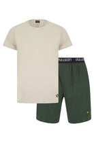 Lyle & Scott Charlie Shorts Lounge Set - Pumice Stone / Climbing IVY