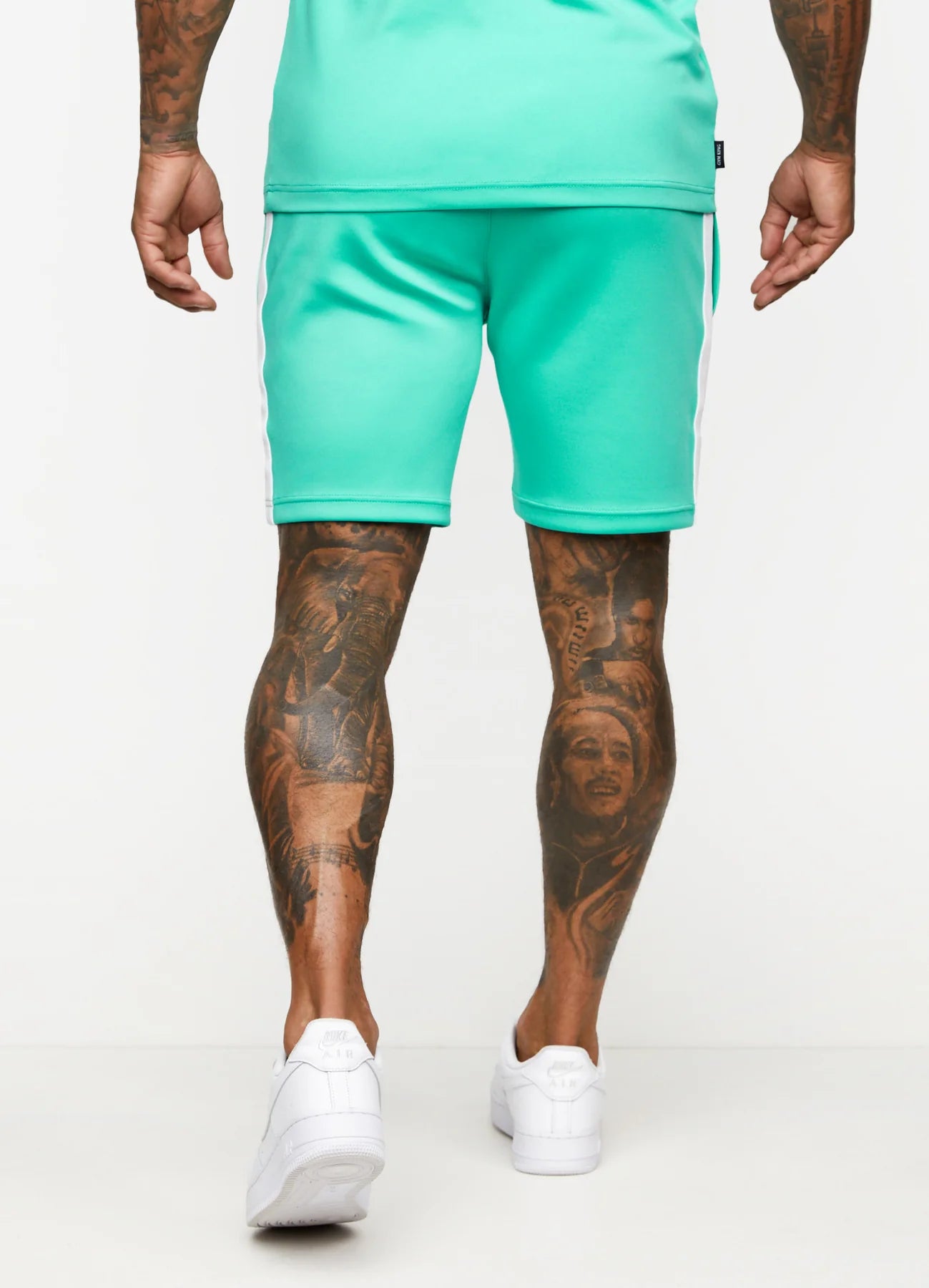 Gym King Core Plus Poly Tee - Marine Green