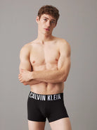 Calvin Klein Underwear 3 Pack Intense Power Cotton Trunks - Black - Coloured Logo