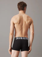 Calvin Klein Underwear 3 Pack Intense Power Cotton Trunks - Black - Coloured Logo