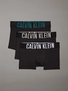 Calvin Klein Underwear 3 Pack Intense Power Cotton Trunks - Black - Coloured Logo