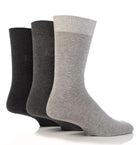 Pringle 3 Pair Endrick Men's Plain Trouser Cotton Rich Socks - (Size 7-11)