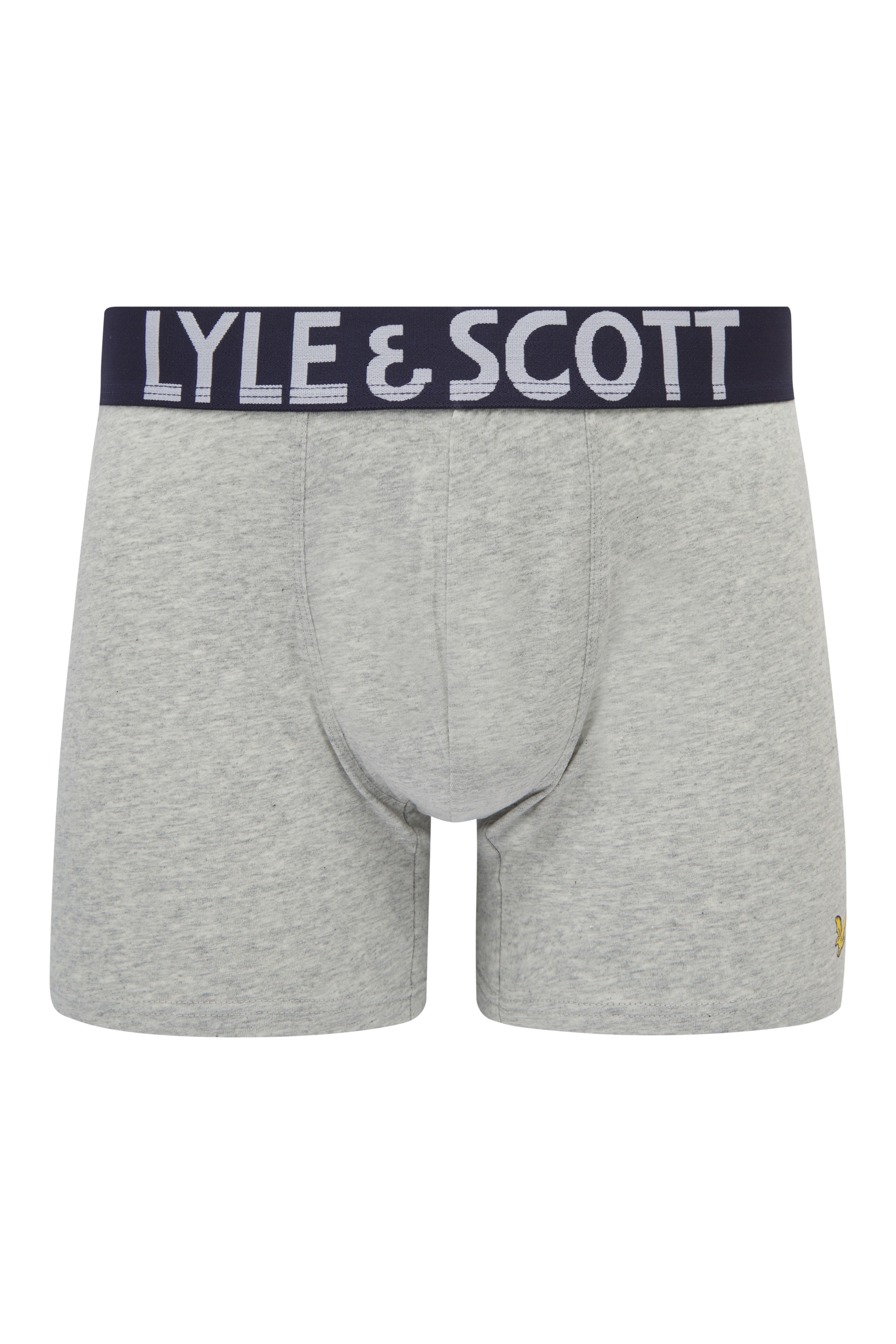 Lyle & Scott 3 Pack Daniel Men's Trunks - Sea Green/Peacoat/Grey Marl