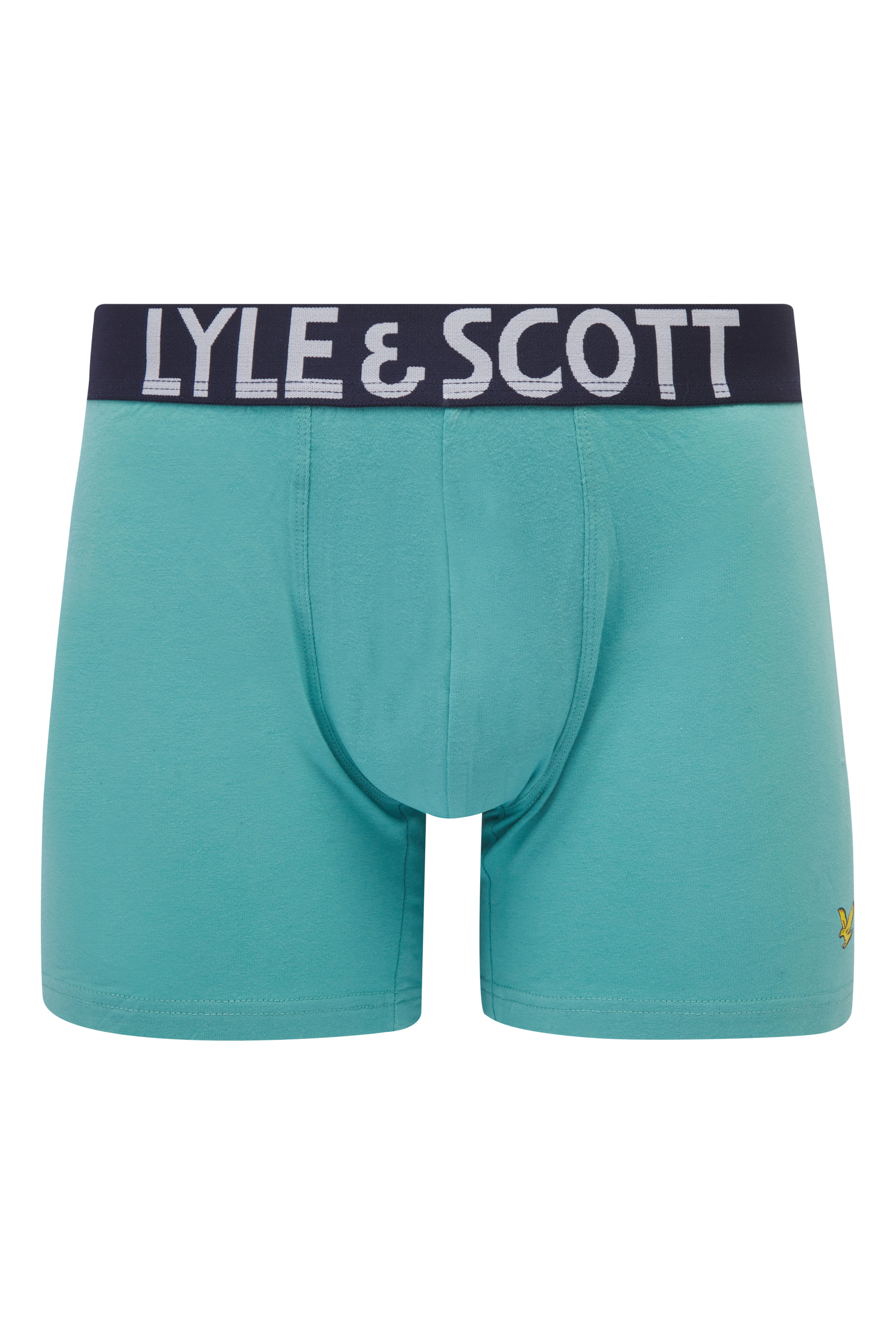 Lyle & Scott 3 Pack Daniel Men's Trunks - Sea Green/Peacoat/Grey Marl