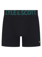 Lyle & Scott 3 Pack Daniel Men's Boxer Briefs - Black Multi Waistbands