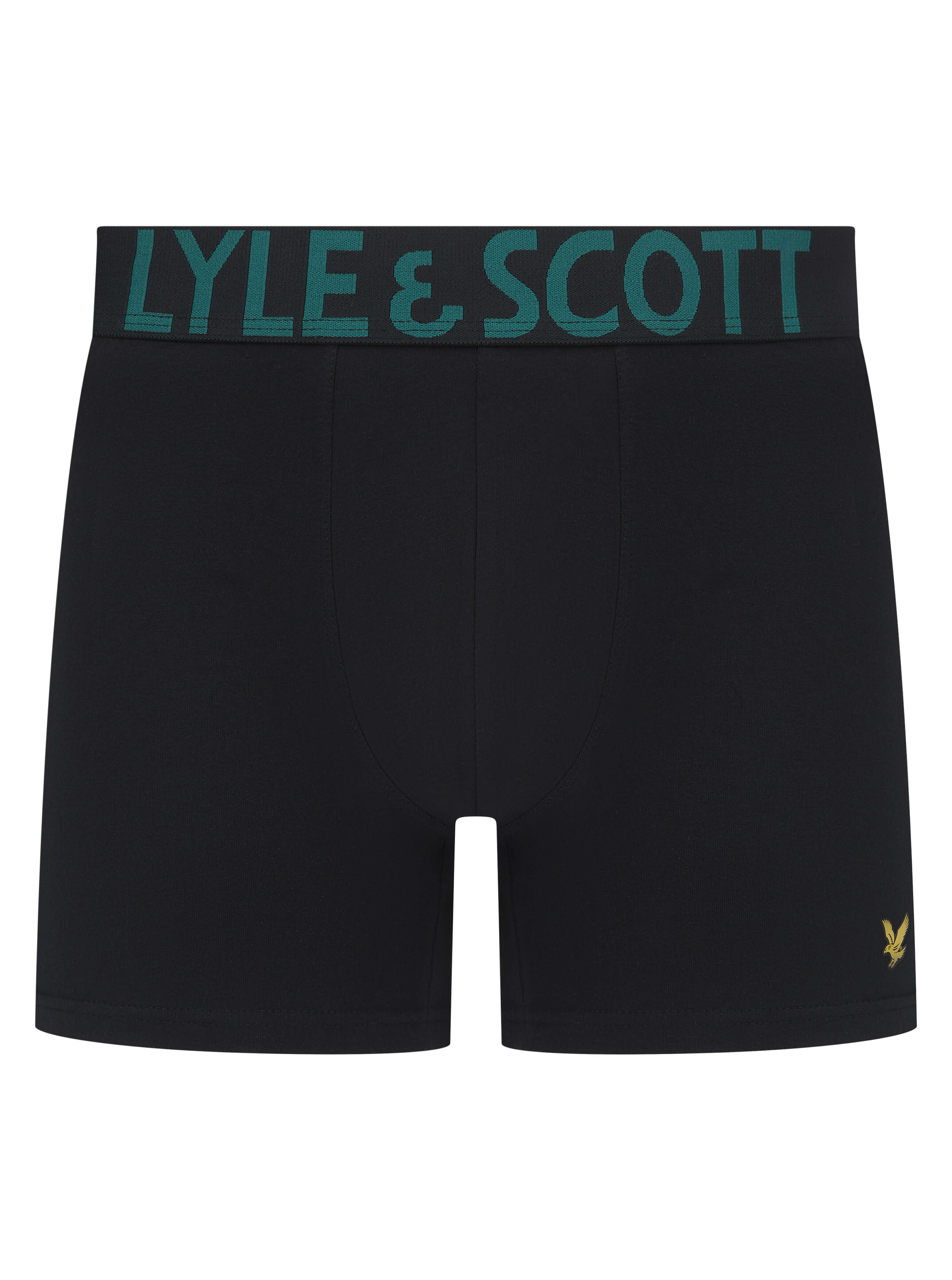 Lyle & Scott 3 Pack Daniel Men's Boxer Briefs - Black Multi Waistbands