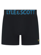 Lyle & Scott 3 Pack Daniel Men's Boxer Briefs - Black Multi Waistbands