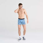 Saxx DropTemp® Cooling Cotton Boxer Brief 5" - Offshore Breeze Blue