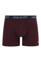 Lyle and Scott Elliot Premium Underwear Trunks 3 Pack - Winetasting, Peacoat, Print