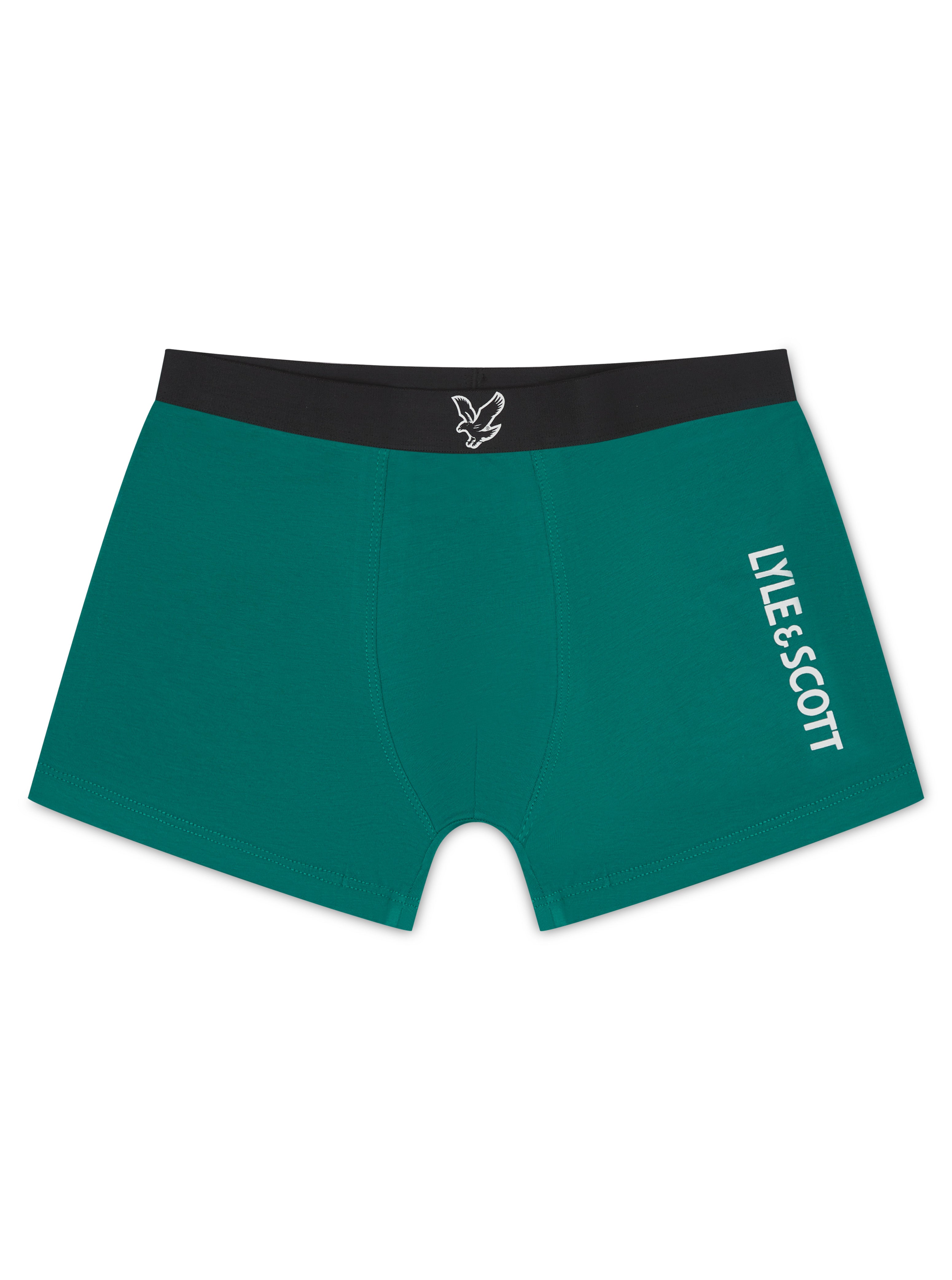 Lyle and Scott 3 Pack Boys Enrico Boxers - Black/Green/Grey