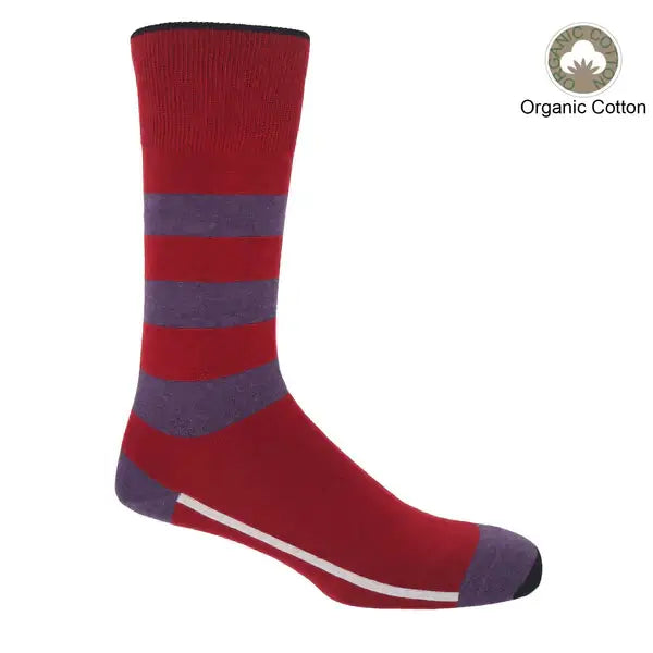 Peper Harow Equilibrium Men's Organic Cotton Socks- One Size ( UK 6-13 )