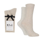 Pringle Ladies 2 Pack Cashmere and Merino Wool Blend Luxury Socks - One Size (4-8)