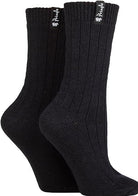 Pringle Ladies 2 Pack Wool Blend Luxury Socks - One Size (4-8)