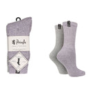 Pringle 2 Pack Cotton Ladies Cushioned Boot Socks - One Size (4-8)