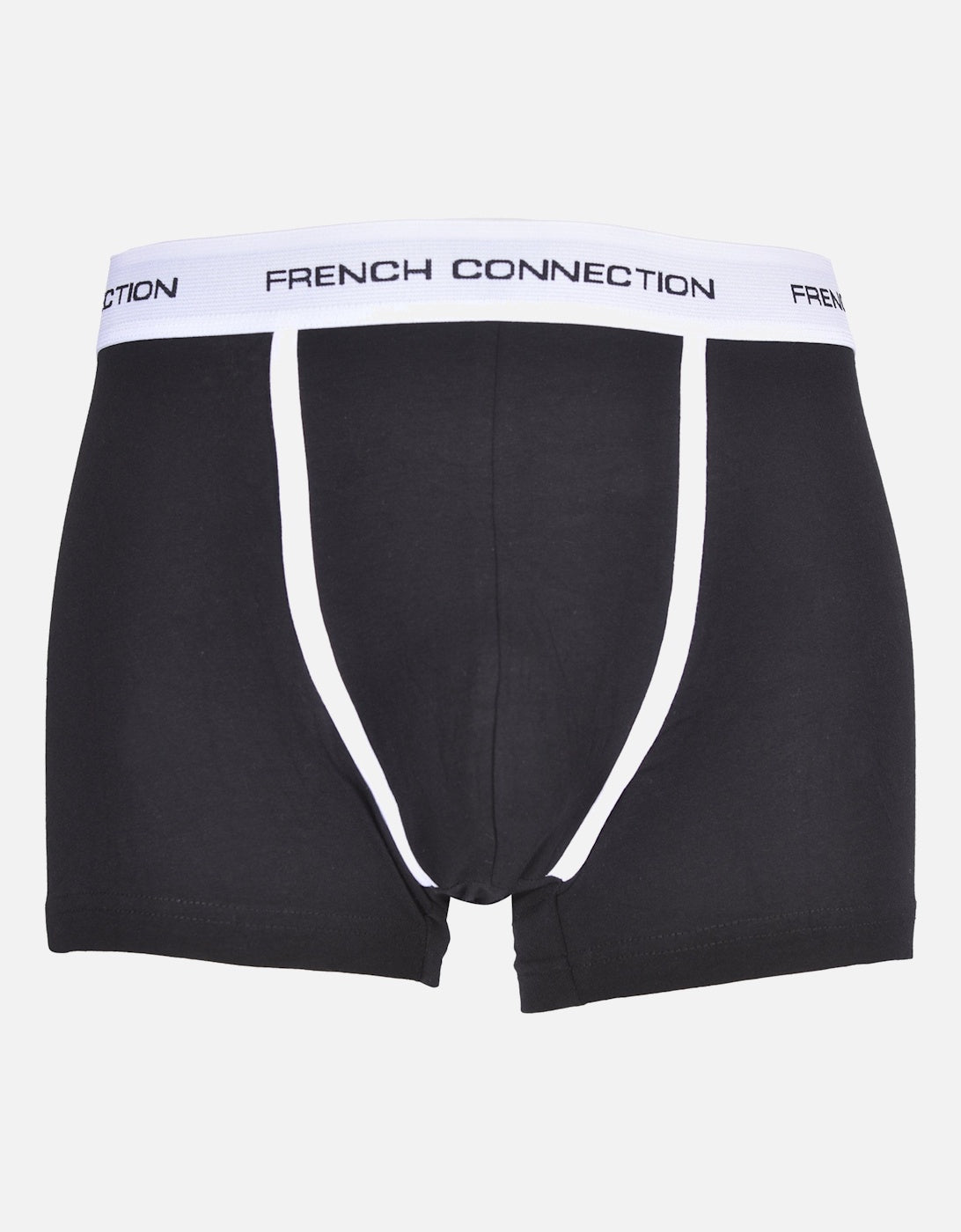 French Connection Mens 3 Pack FC1 Boxers - Black/Grey/White