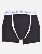 French Connection Mens 3 Pack FC1 Boxers - Black/Grey/White