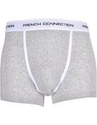 French Connection Mens 3 Pack FC1 Boxers - Black/Grey/White