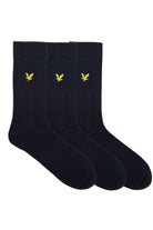 Lyle & Scott 3 Pack Hamilton Crew Socks - Peacoat