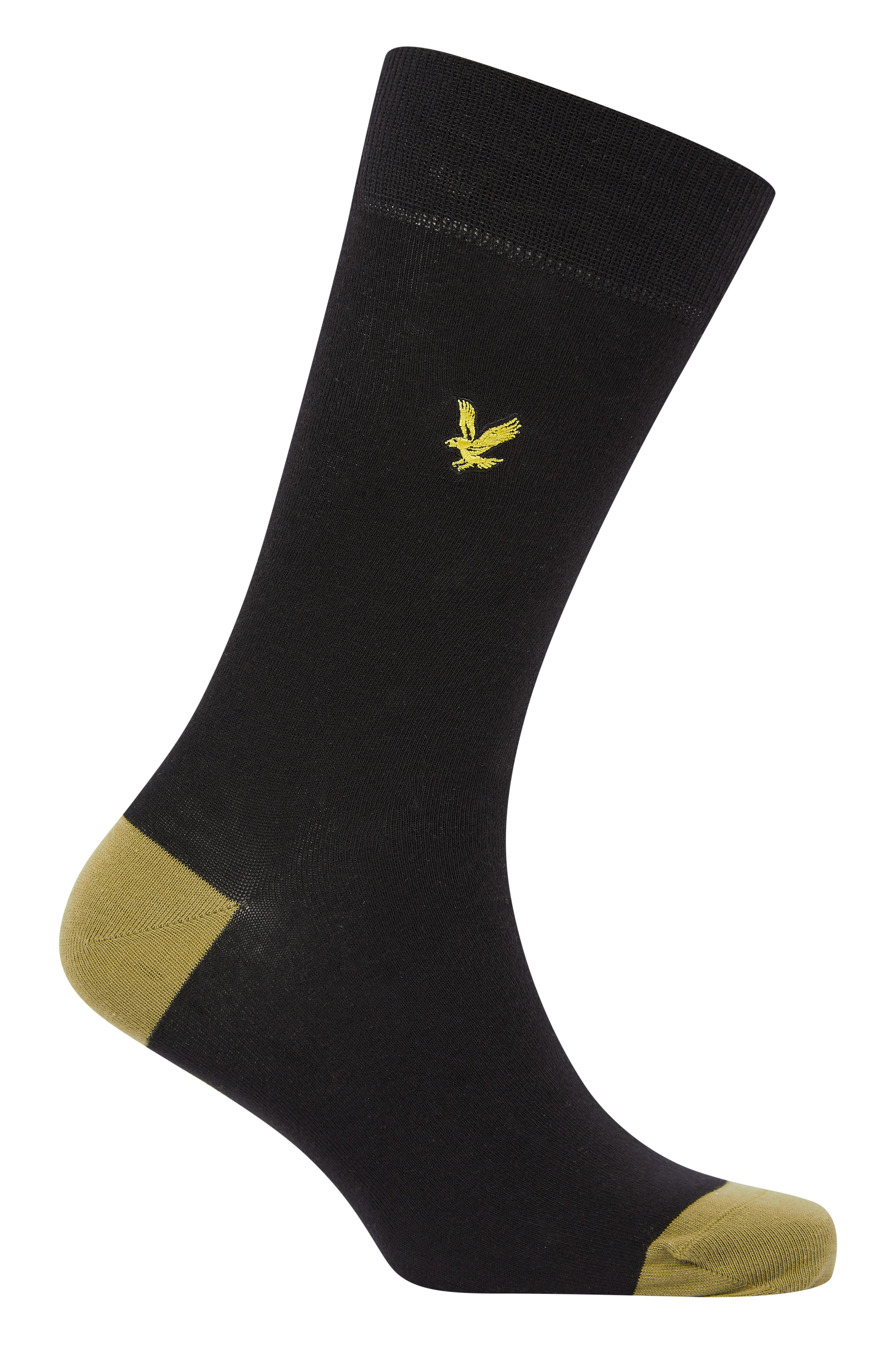 Lyle & Scott 5 Pack Mix Crew Socks - Argyle/Dark Olive/Stripe/Black