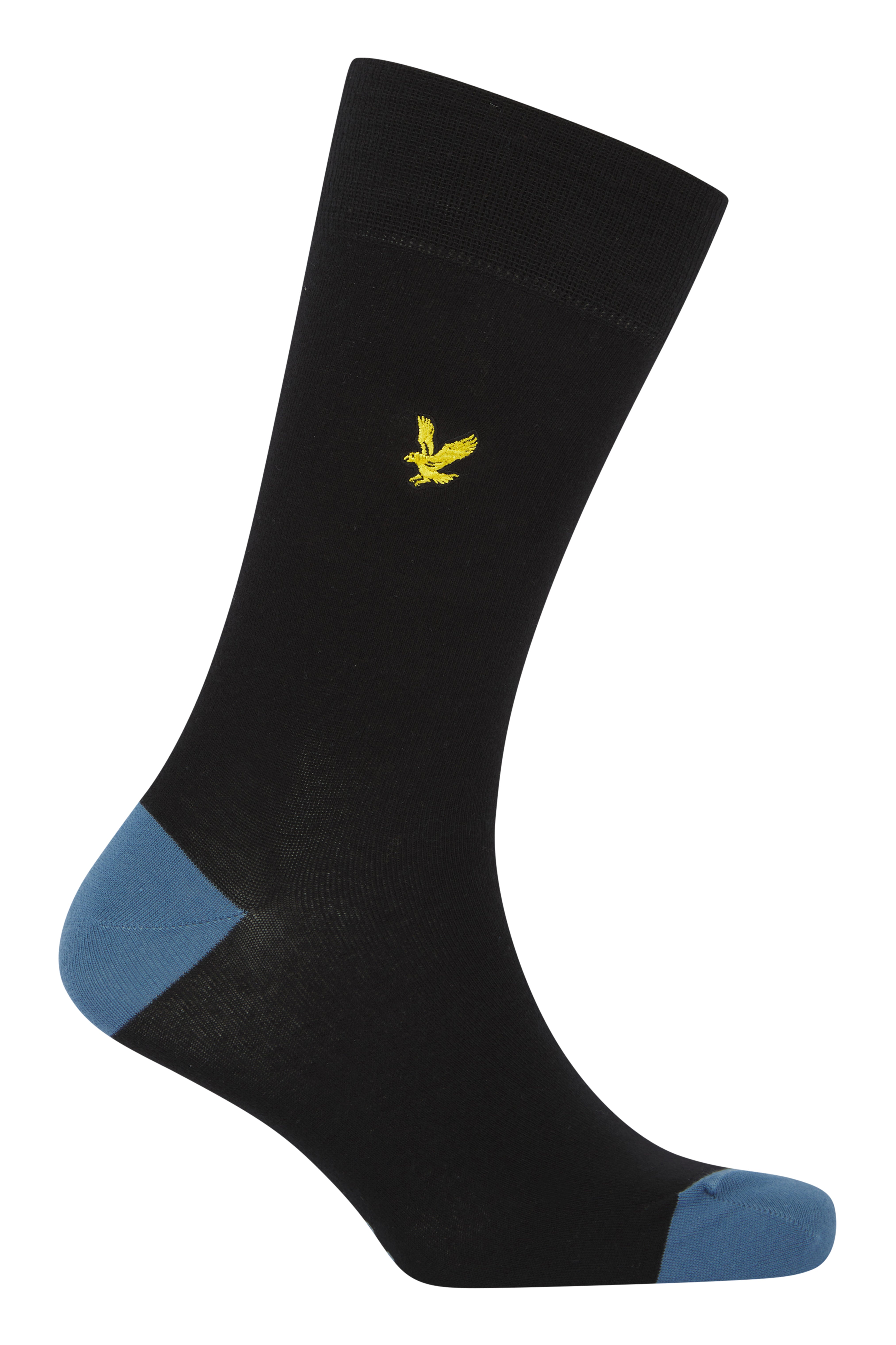 Lyle & Scott 5 Pack Mix Crew Socks - Argyle/Blue/Stipe/Blue Horizon/Black