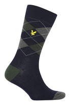 Lyle & Scott 3 Pack Argyle Hewie Crew Socks - Argyle/Ivy/Grey