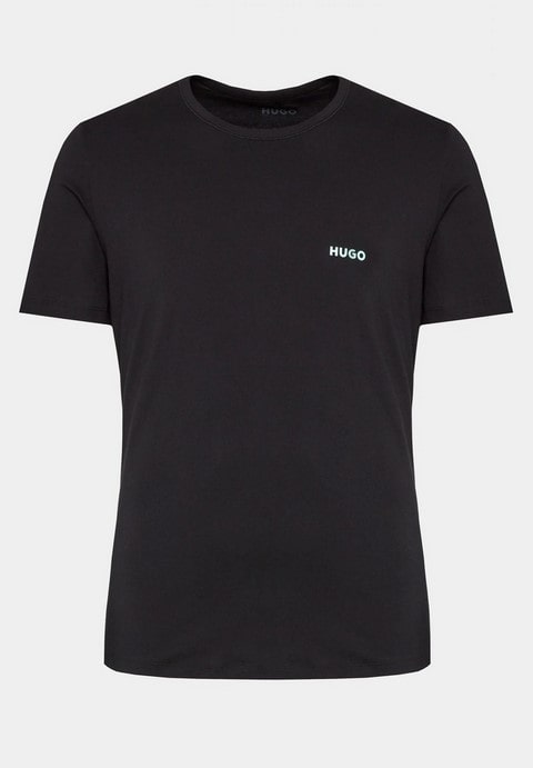 HUGO Triple Pack Crew Neck T Shirt - Black