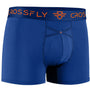 Crossfly Men's IKON Trunks 1-Pack Supersoft Modal - Italia Blue Orange