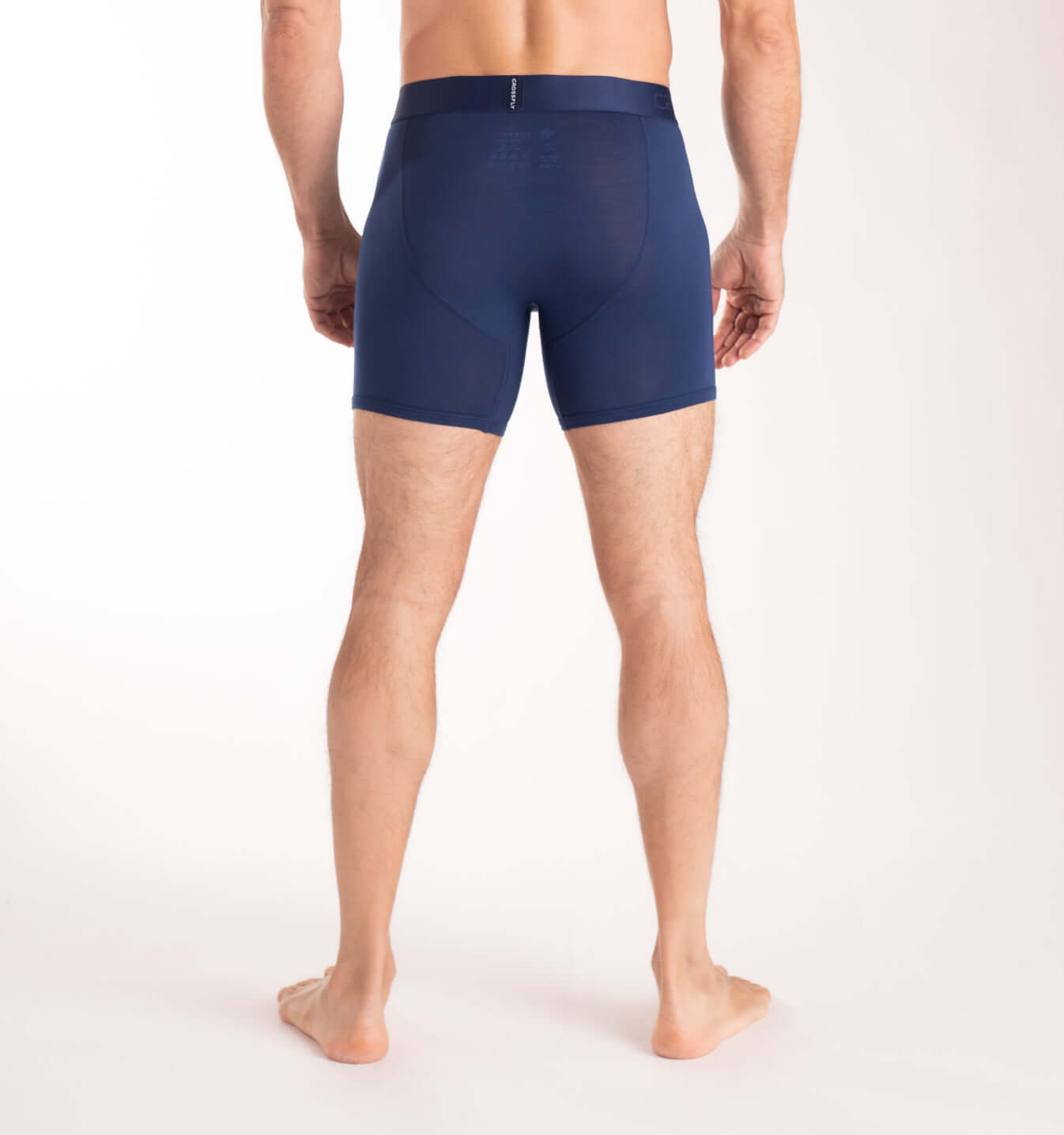 Crossfly Supersoft Modal 1-Pack Boxer Briefs - Navy