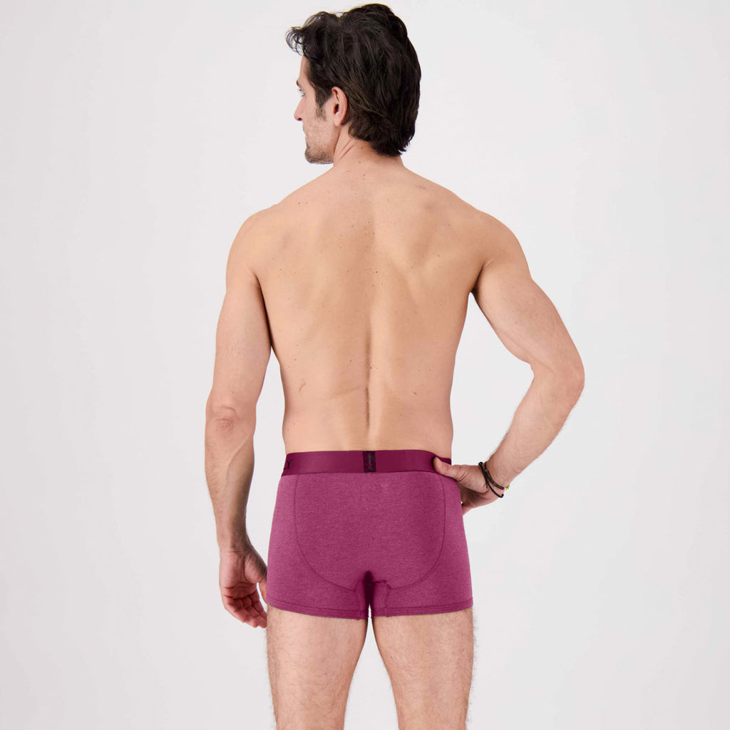 Crossfly Men's IKON Trunks 1-Pack Supersoft Modal - Perfect Plum