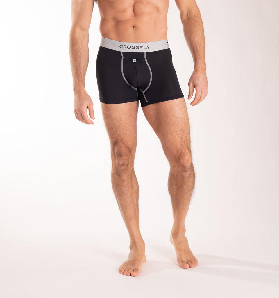 Crossfly 1-Pack Supersoft Modal Trunks – Black (IKON X Style)