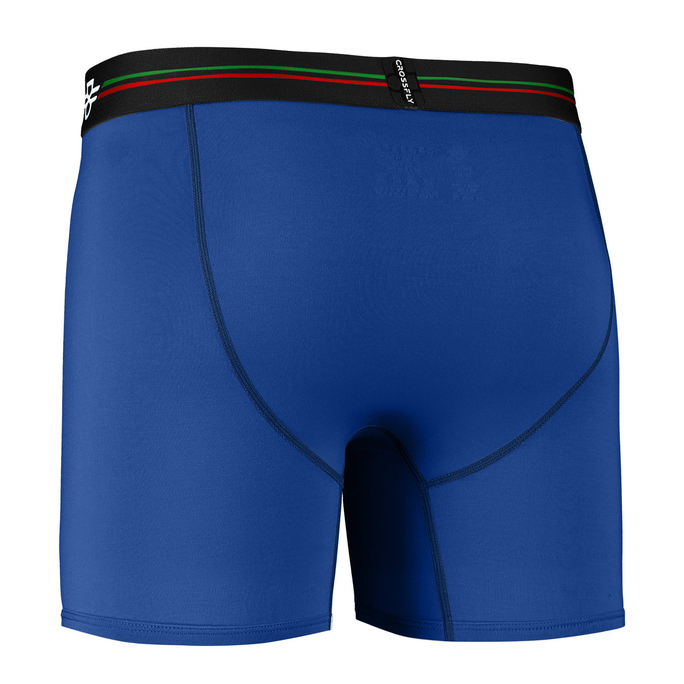 Crossfly IKON X Supersoft 1-Pack Modal Boxer Briefs - Italia Blue Marle