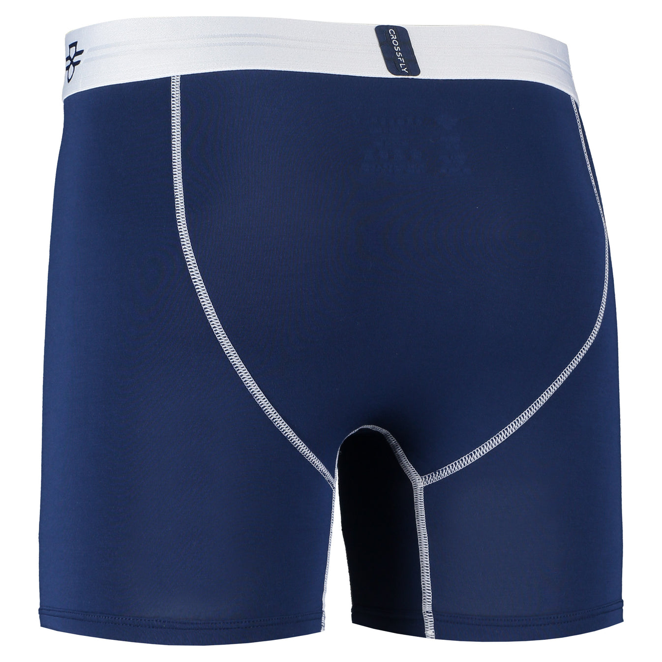 Crossfly IKON X Supersoft Modal Boxer Briefs (1-Pack, Navy/White)