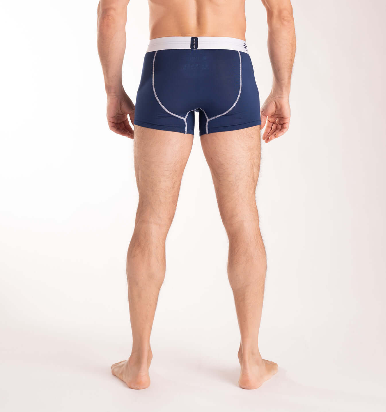 Crossfly 1-Pack Supersoft Modal Trunks – Navy/White (IKON X Style)