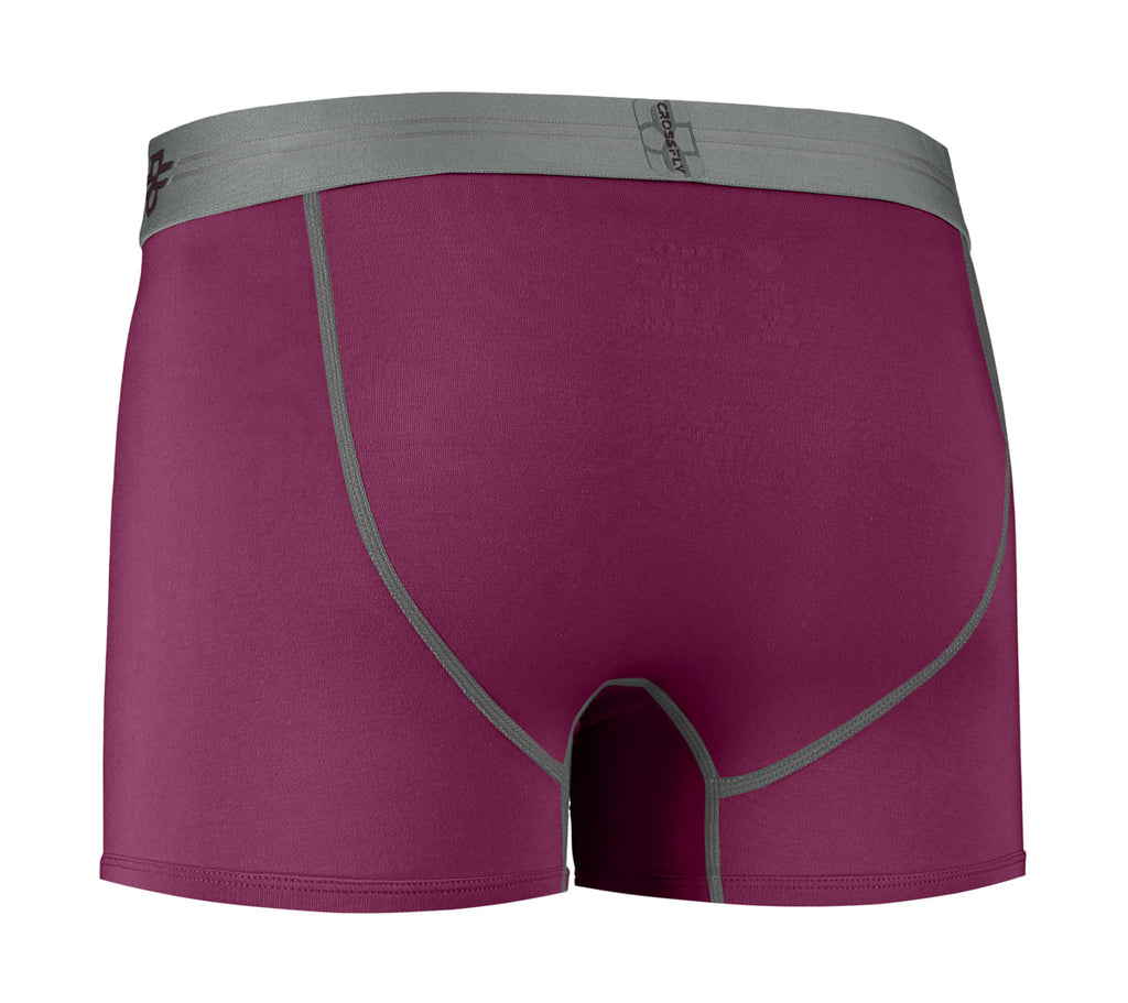 Crossfly 1-Pack Supersoft Modal Trunks – Perfect Plum (IKON X Style)