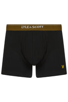 Lyle & Scott 5 Pack Men's Jackson Trunks - Black Multi Waistbands