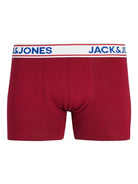 Jack & Jones Jacrowen 1 Pack Trunks Cotton Stretch Boxers - Barbados Cheery