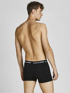 Jack & Jones Jacblack Friday 5 Pack Cotton Stretch Trunks - Black Multi