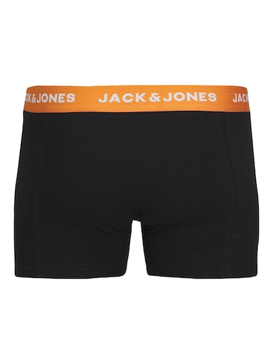 Jack & Jones Jacoliver 5 Pack Cotton Stretch Trunks - Black Multi